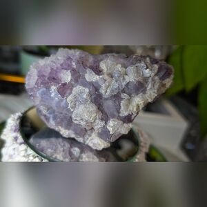 Rare Blue Amethyst Crystal Cluster